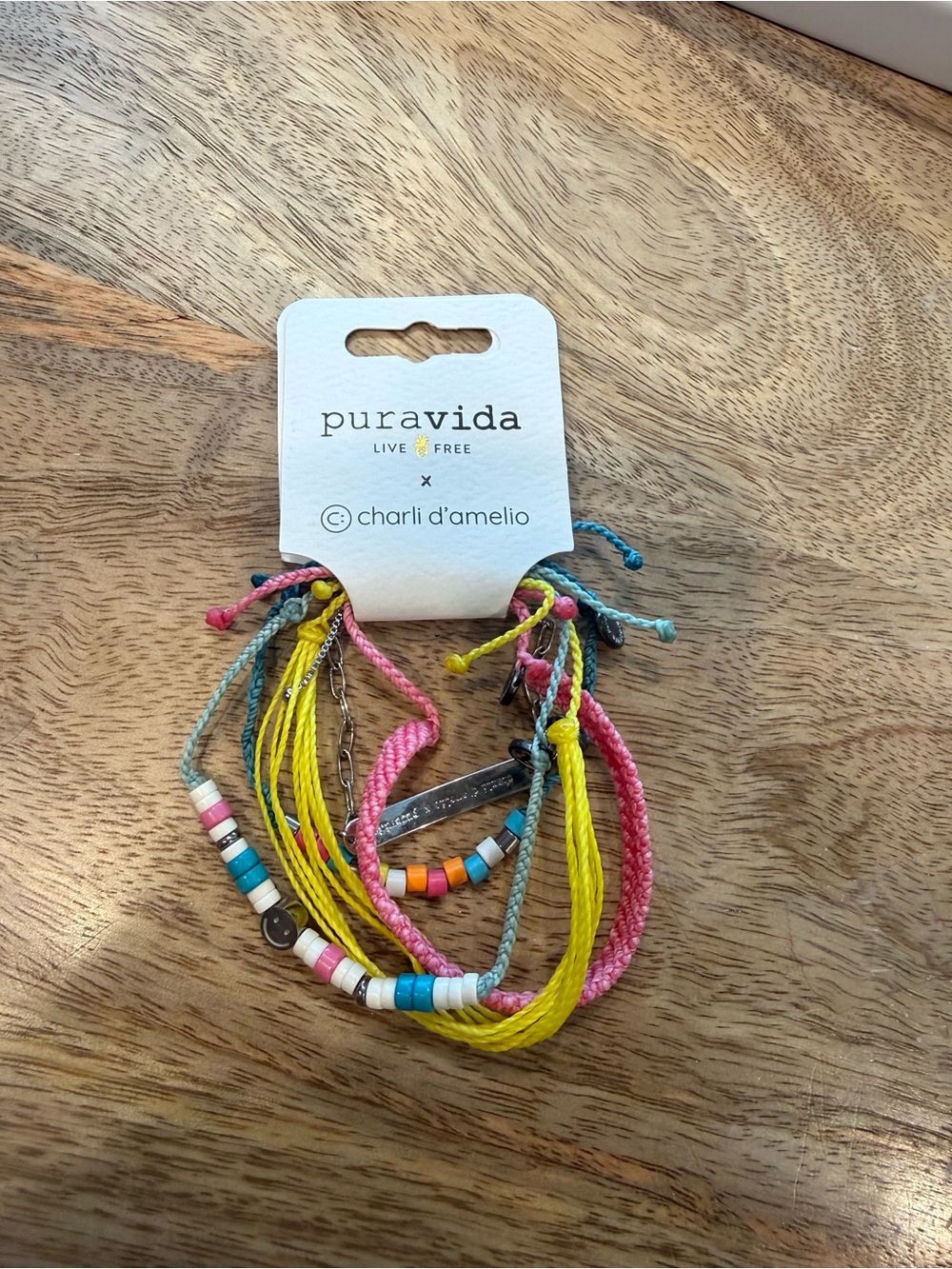Pura Vida x Charli Dโamelio Multicolor Friendship Bracelet Set